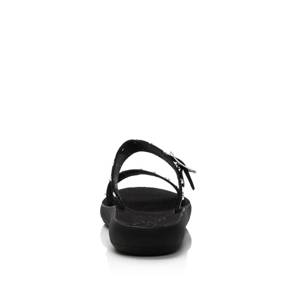 ANCIENT GREEK SANDALS Womens Black Preveza Wedge Slide Sandals 39 - Picture 4 of 4